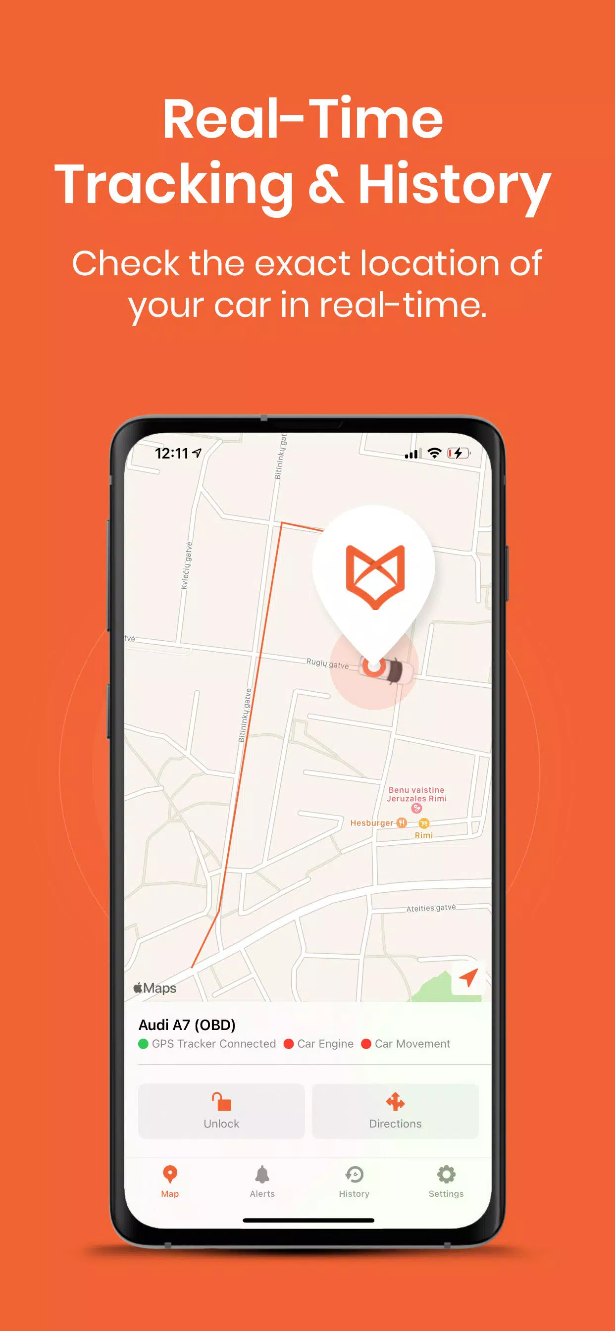 Screenshot TrackingFox Car GPS Tracker 2