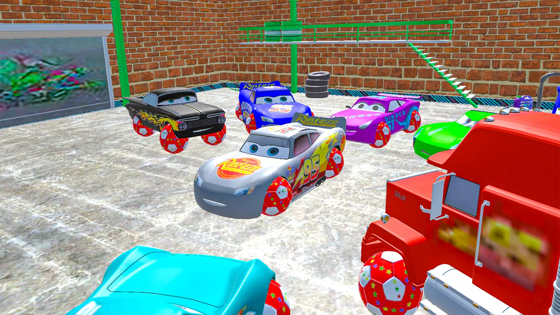 McQueen and Crazy Racing Cars screenshot 2