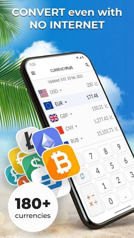 Currency Converter Plus zrzut ekranu 3