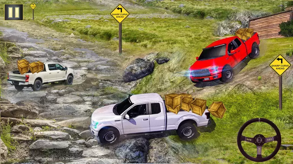 Pickup Truck Game: 4x4 Offroad ekran görüntüsü 3