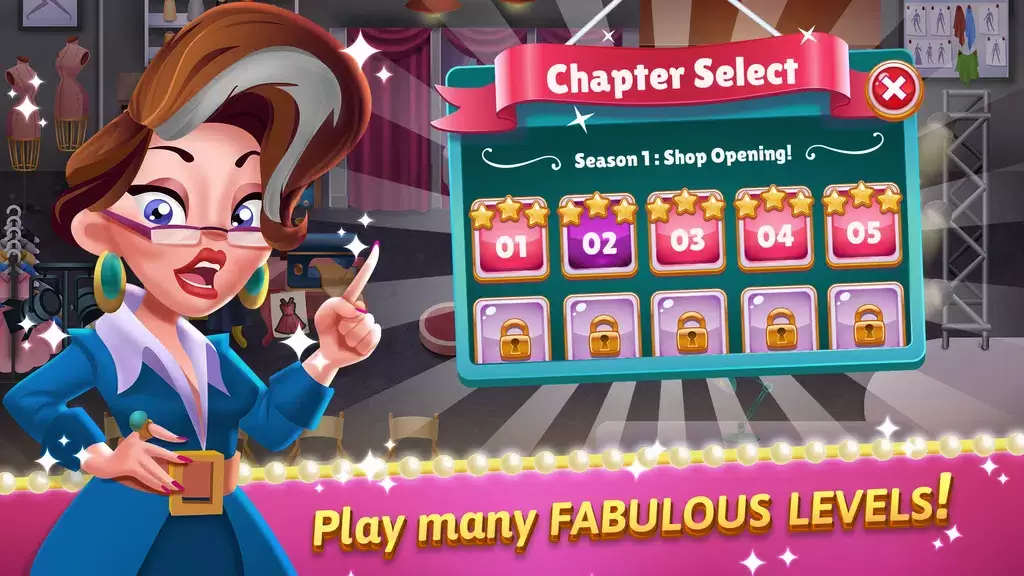 Model Salon Dash: Fashion Game ảnh chụp màn hình 4