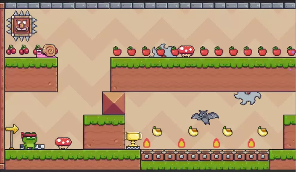 Super Frog Hero Pineapple Screenshot 2