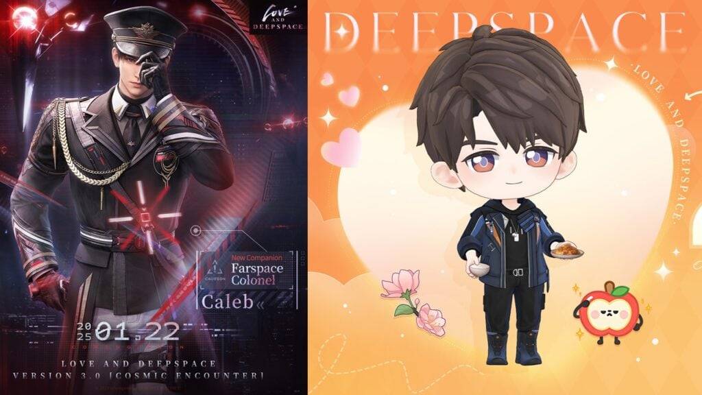 Love and Deepspaceバージョン3.0：Cosmic Encountounter Pt 2 Caleb Dropsをフィーチャーしています！