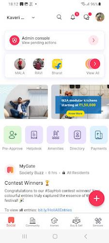 MyGate: Society Management App zrzut ekranu 1