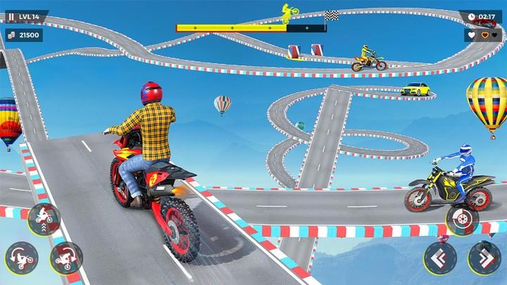 Bike Stunt Racing 3D Bike Game ekran görüntüsü 2