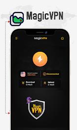 Magic VPN – VPN Fast & Secure ဖန်သားပြင်ဓာတ်ပုံ 1