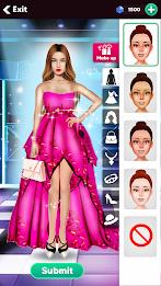 Fashion Show Game: Girl Makeup captura de pantalla 