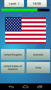 Flags Quiz - Geography Game Screenshot 2