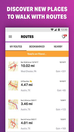 Walk with Map My Walk स्क्रीनशॉट 1