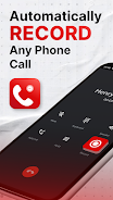 Auto Call recorder App स्क्रीनशॉट 1