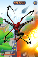 Spider Hero man Endless runner экрана 1