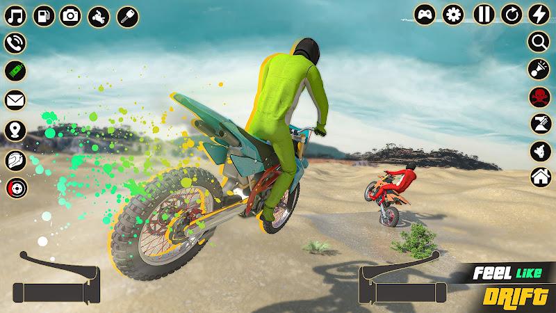 Wheelie Dirt Bike Games Captura de pantalla 4