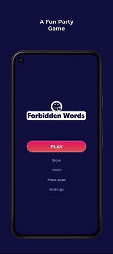 Forbidden Words - Party game Screenshot 1