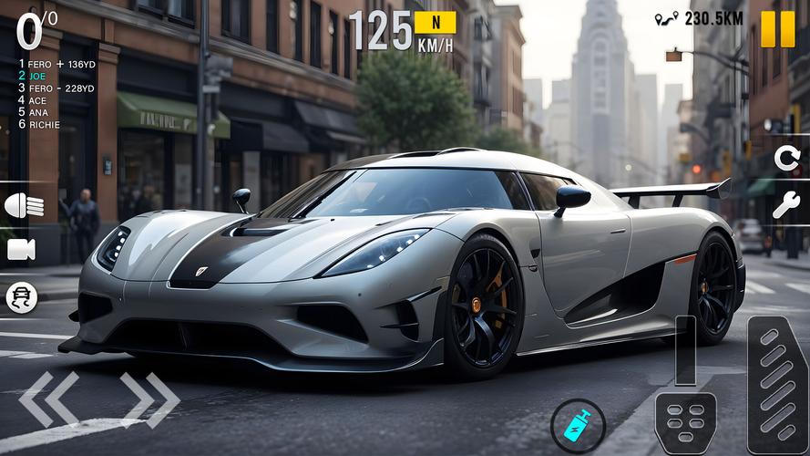 Speed Car racing Simulator 3D screenshot 2