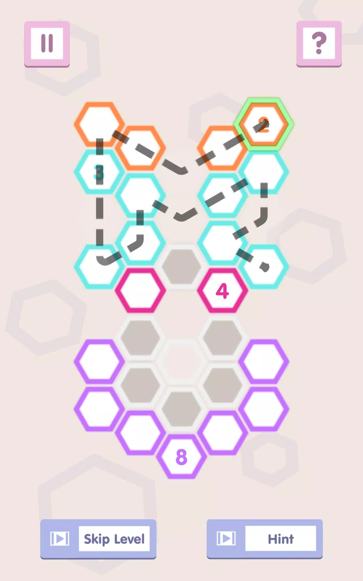 Number Path: Hexa Links screenshot 2
