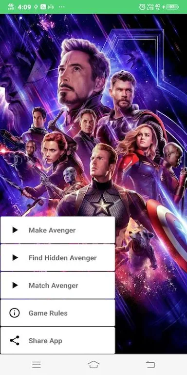 Avengers Cards Flip Game应用截图第1张