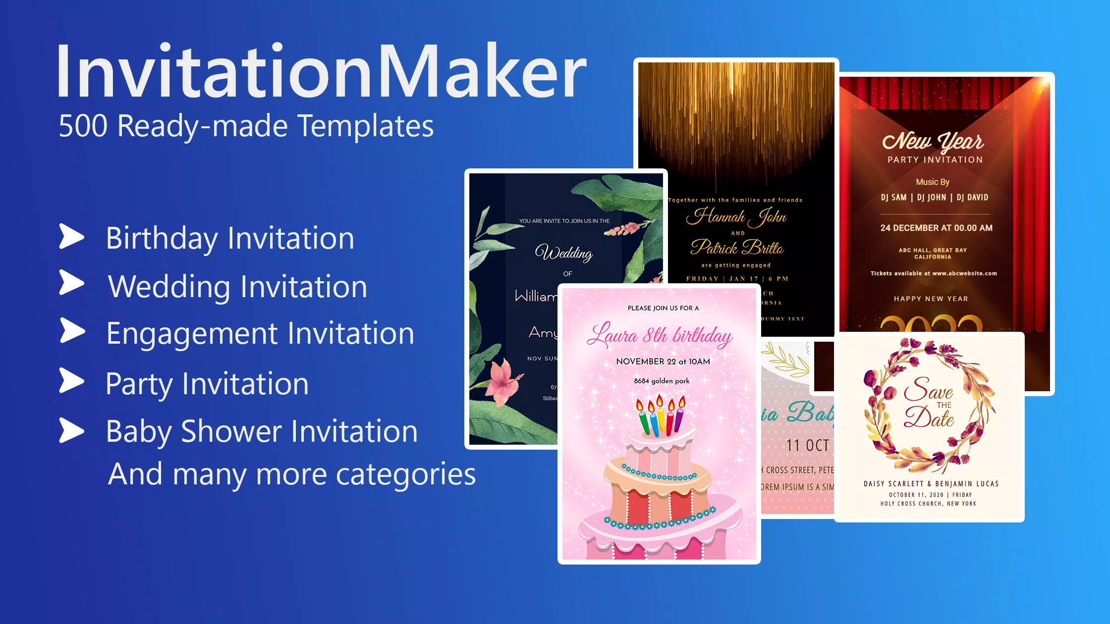 Invitation card Maker, Design Screenshot 1