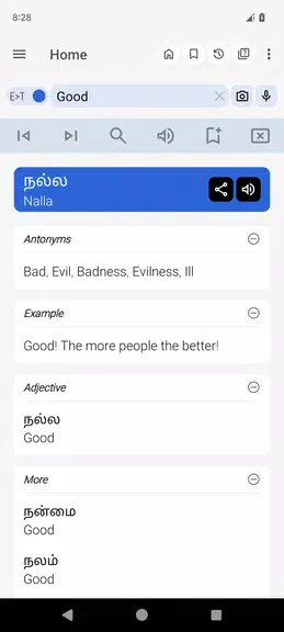 Screenshot English Tamil Dictionary 1