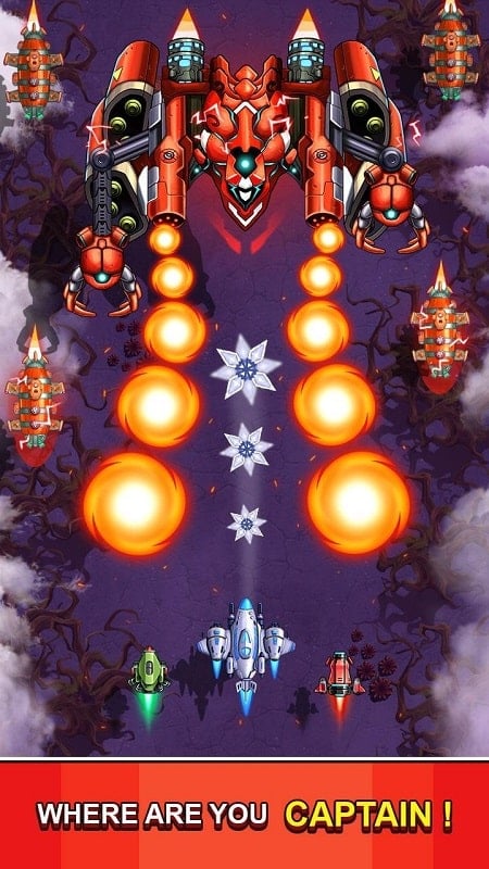 Space X: Sky Strike Force zrzut ekranu 1