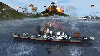 WARSHIP BATTLE:3D World War II captura de pantalla 