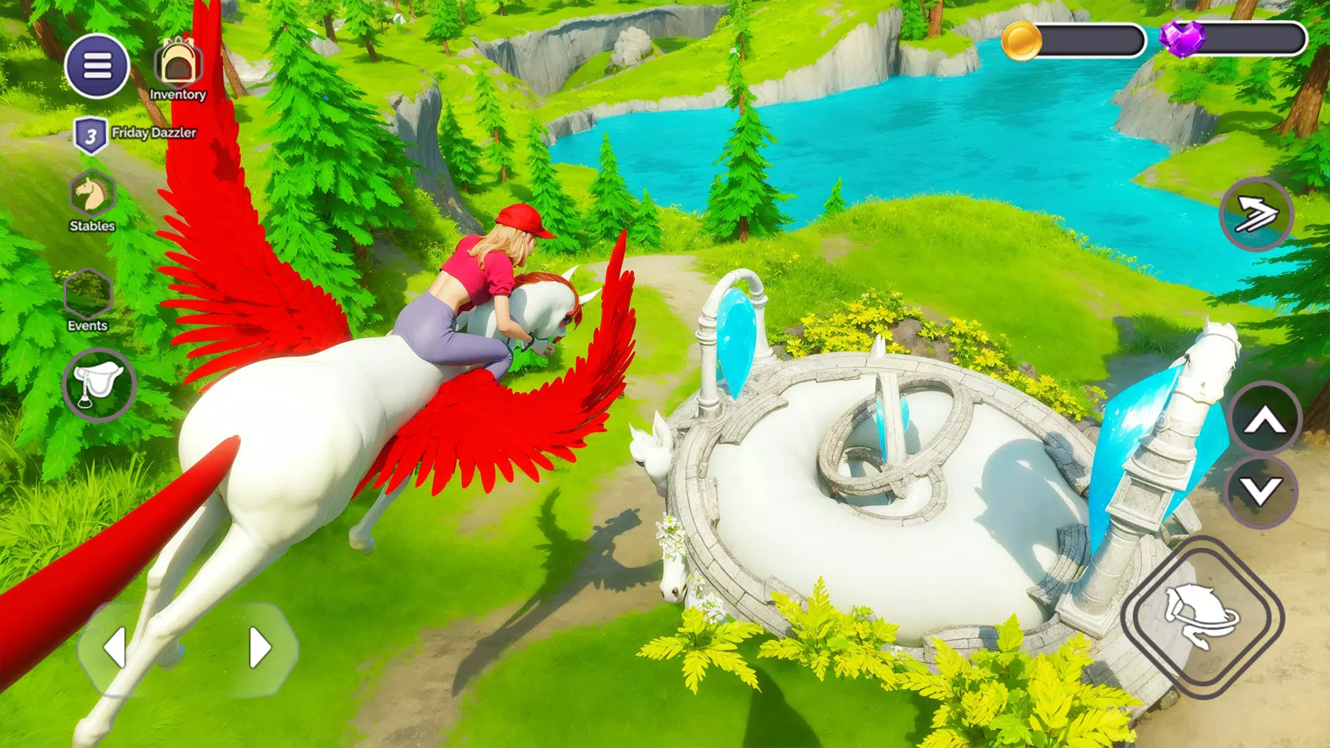 My Flying Unicorn Horse Game Screenshot 2