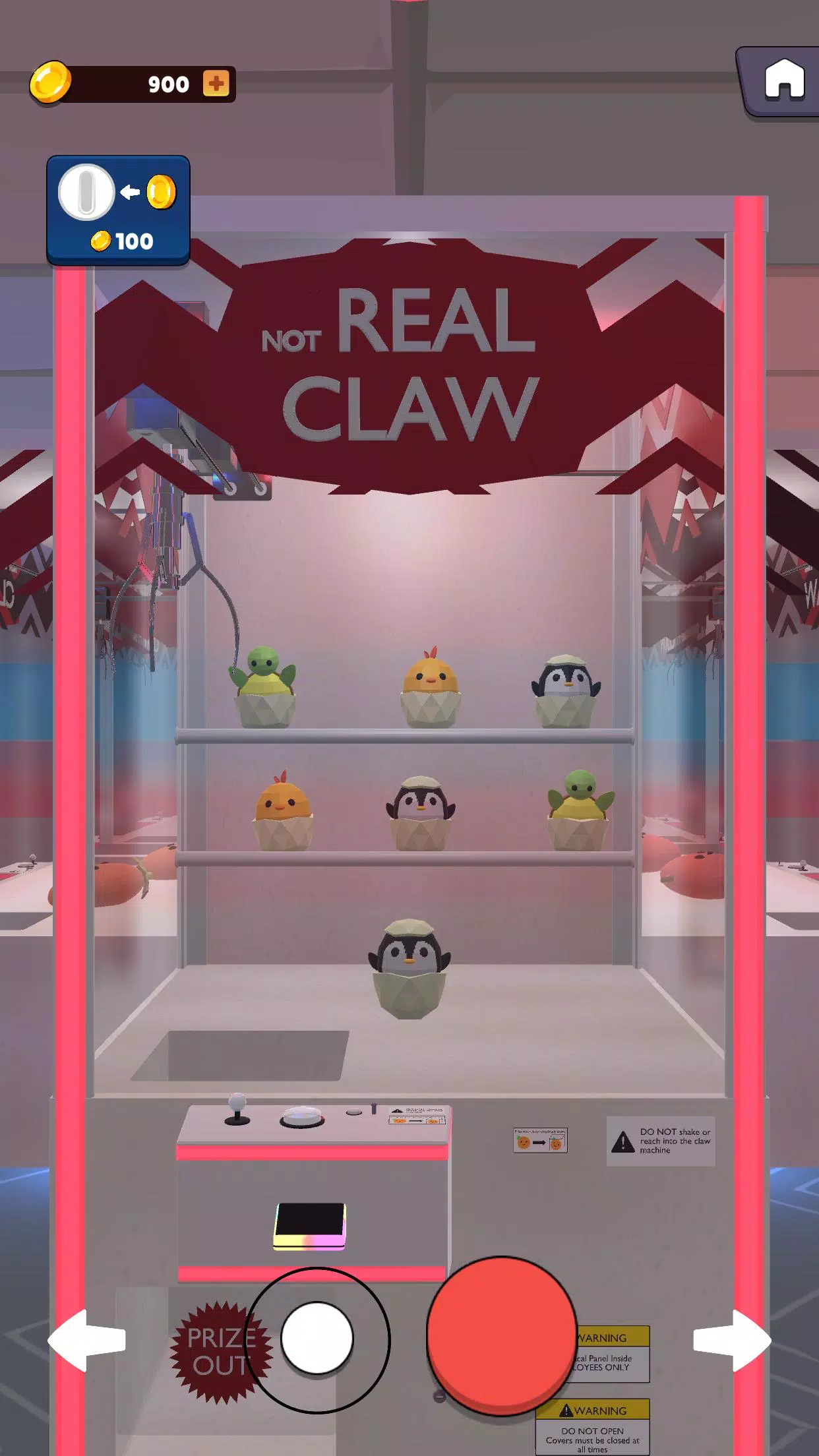 Claw Sim экрана 1