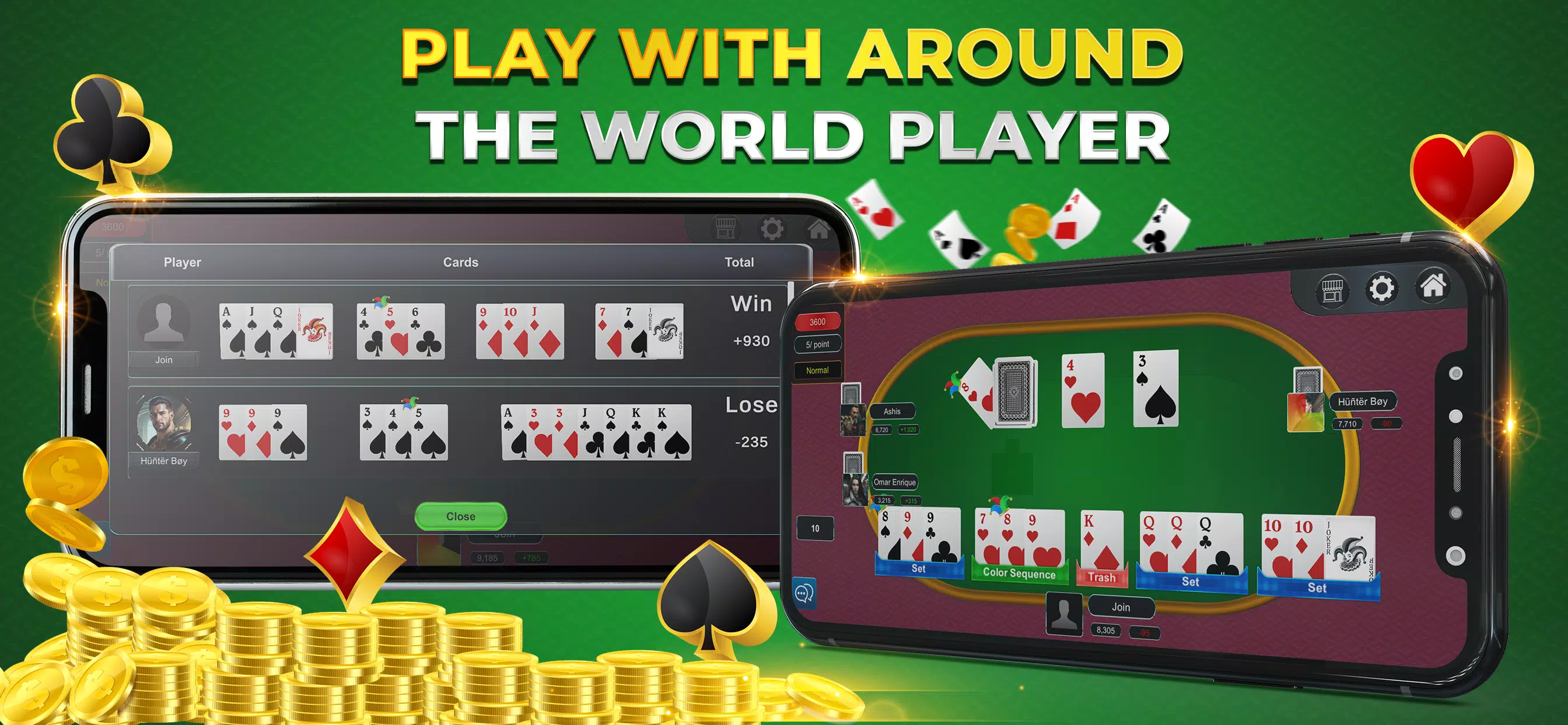 Rummy Online Casino экрана 1