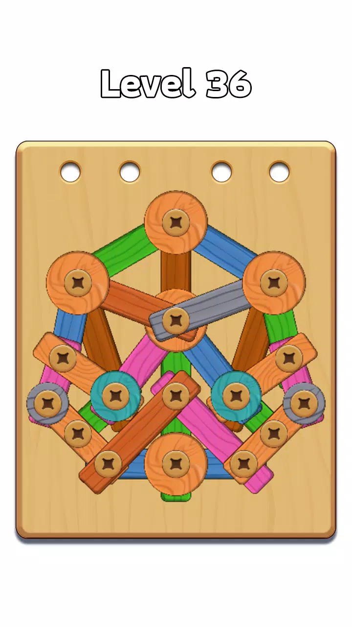 Wood Nuts & Bolt: Screw Puzzle স্ক্রিনশট 2