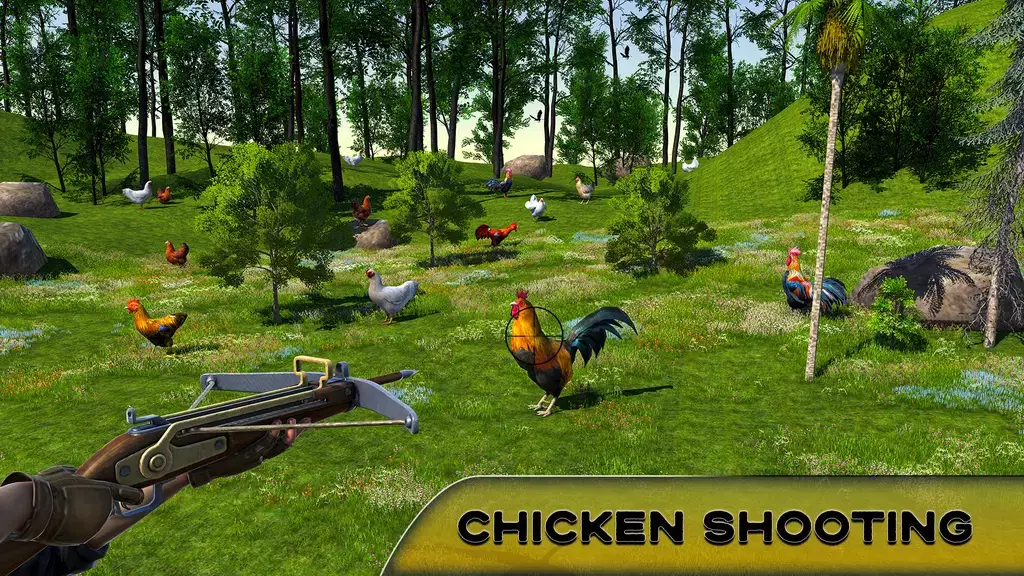 Chicken Hunting Challenge Game captura de pantalla 