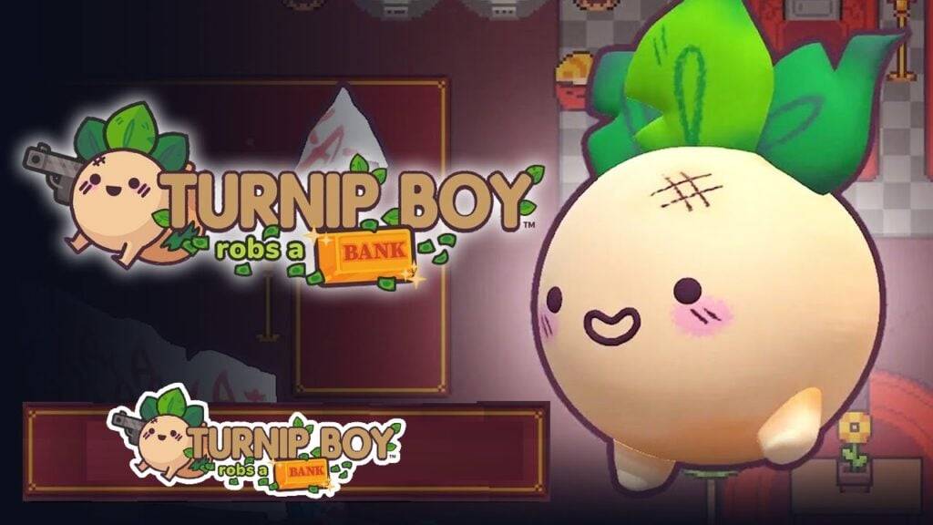 Pagkatapos ng Pag -iwas sa Buwis, ang Turnip Boy ay nagnanakaw ng isang bangko sa bagong laro sa Android