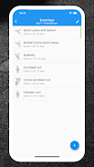 My Workout Log स्क्रीनशॉट 4