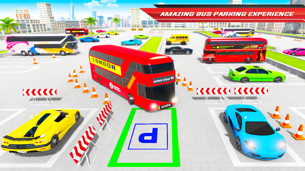 City Coach Bus Driving Sim 3D captura de pantalla 