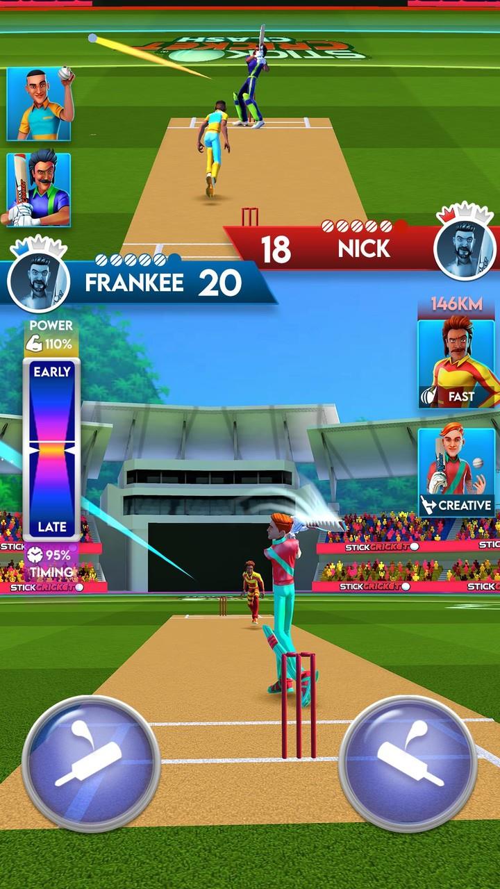 Screenshot Stick Cricket Clash 1