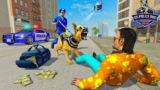 US Police Dog Crime Chase Game स्क्रीनशॉट 2