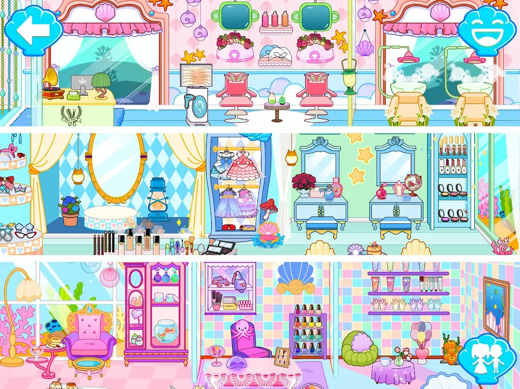 Screenshot Mermaid Games: Princess Salon 4