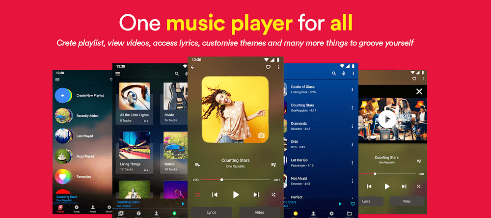 Musikplayer - Audify Player экрана 1