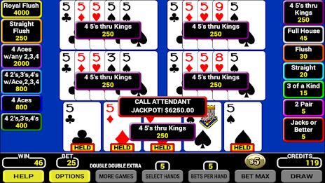 Five Play Poker স্ক্রিনশট 4