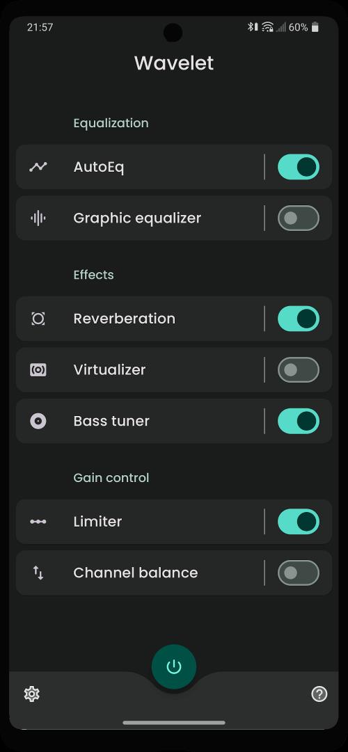 Screenshot Wavelet: headphone specific EQ 1