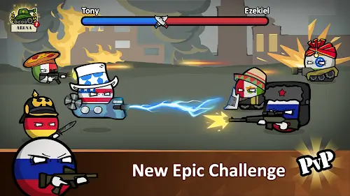 Countryballs - Zombie Attack screenshot 1