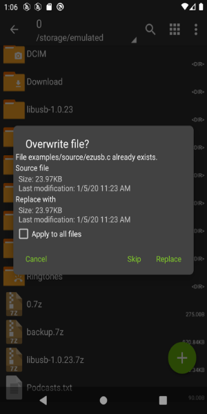Screenshot ZArchiver 2