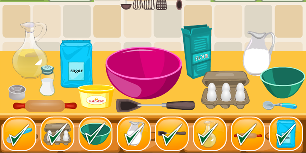 Cake Girls Games Cooking Games Mod экрана 2