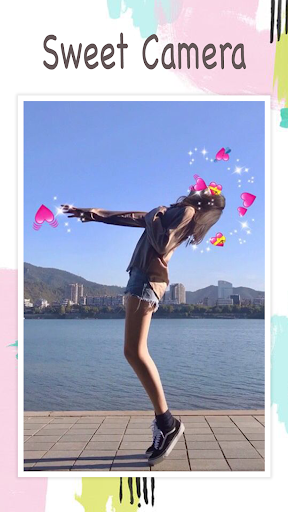Live face sticker sweet camera screenshot 4