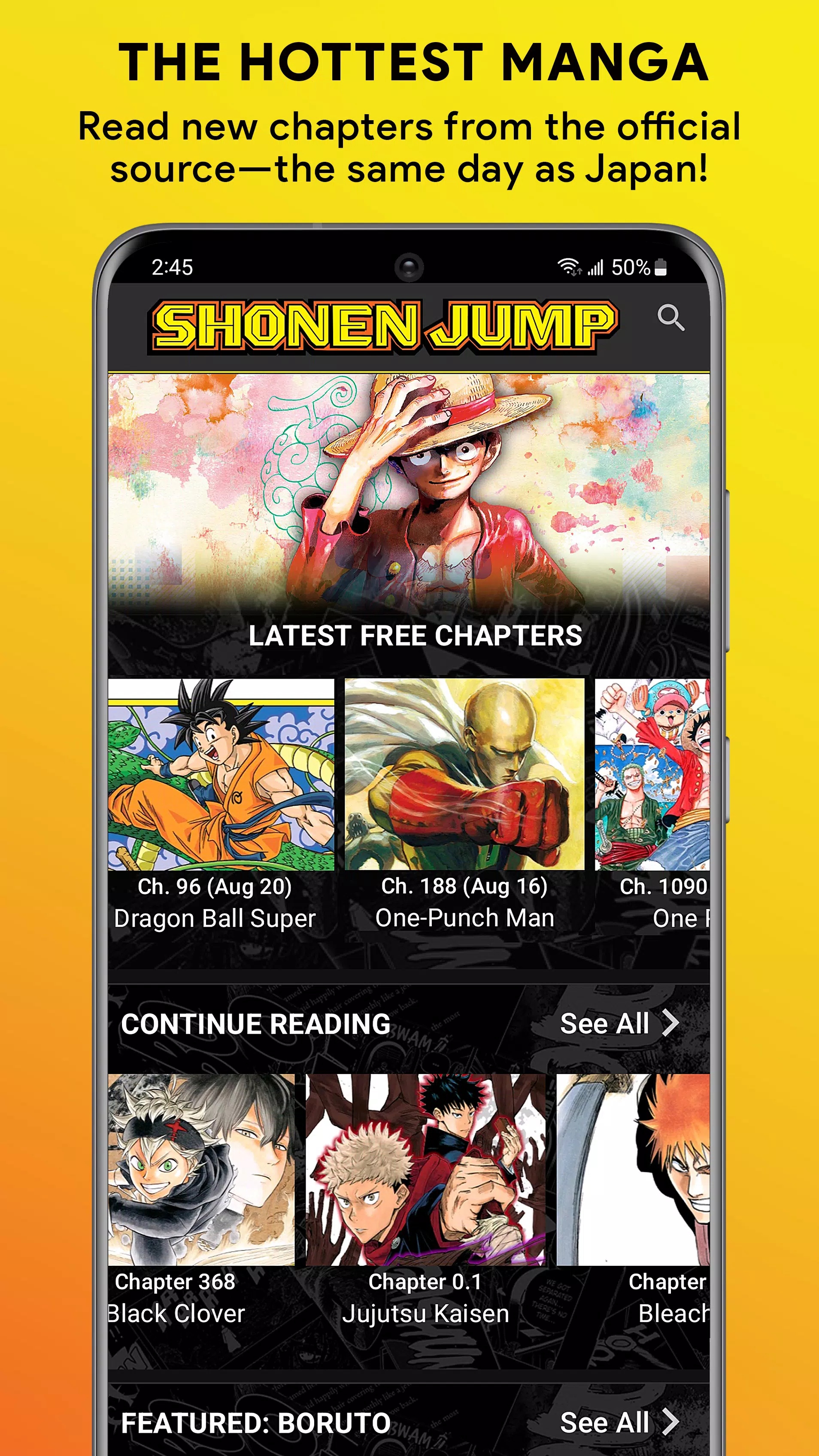 Shonen Jump Manga & Comics应用截图第1张