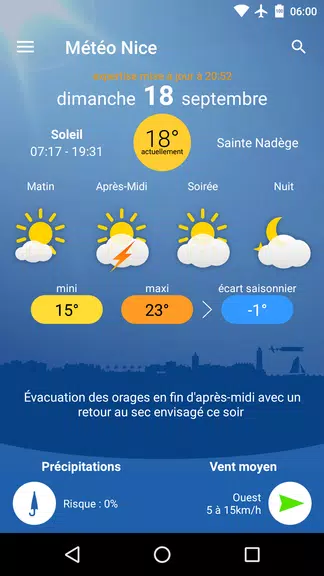 Météo Nice Screenshot 1
