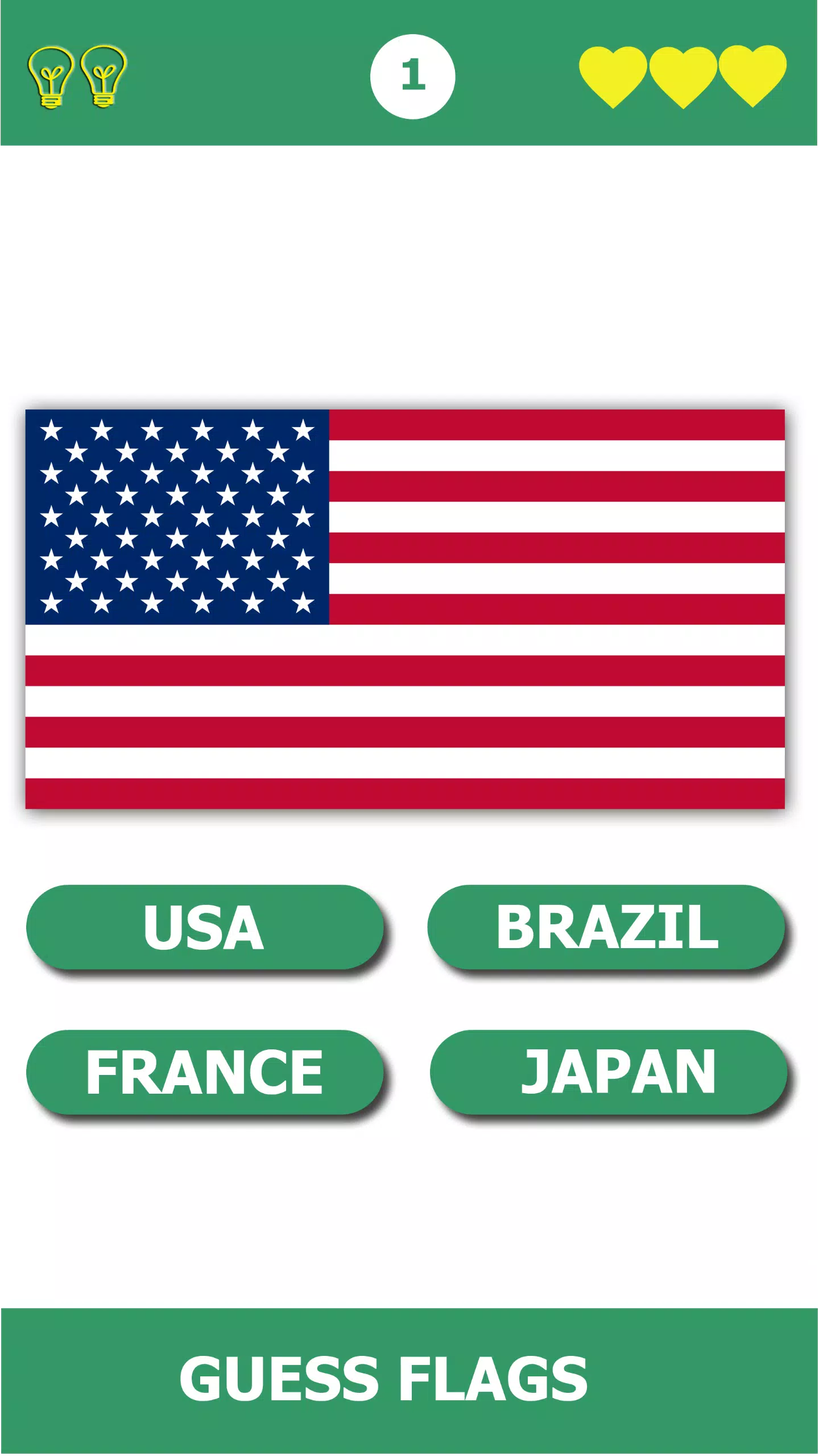 Flag Quiz Gallery captura de pantalla