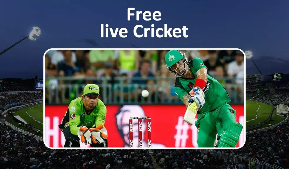 Live Cricket TV HD - Live Cricket Matches स्क्रीनशॉट 3