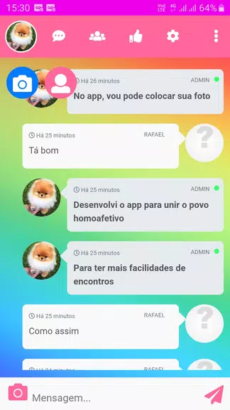 Lgbtqia+ Chat: LGBT Dating Capture d'écran 1