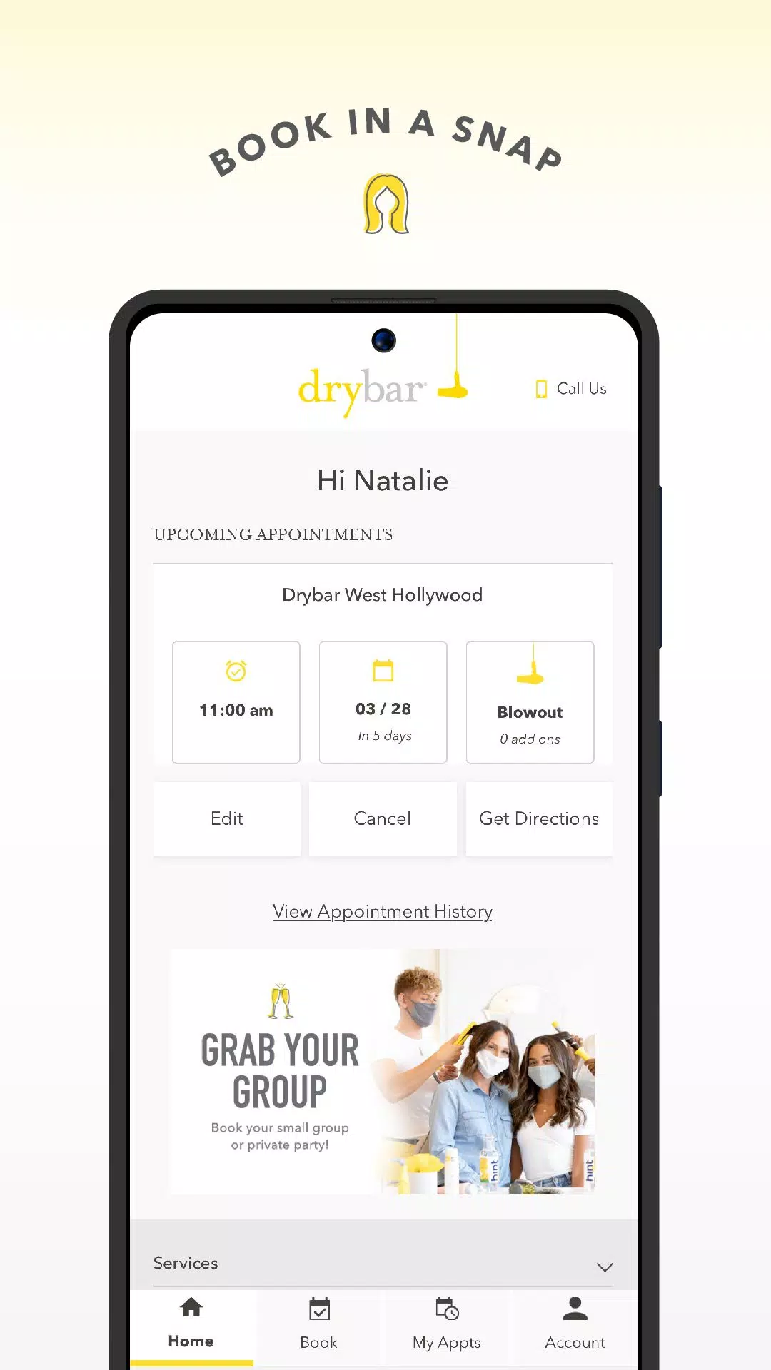 Drybar ảnh chụp màn hình 1