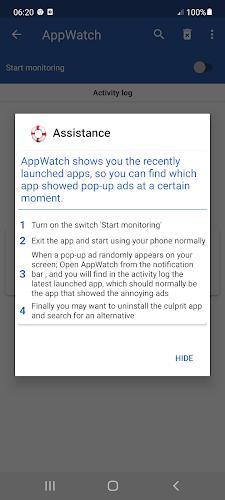 Appwatch : Anti pop-up ads ဖန်သားပြင်ဓာတ်ပုံ 2