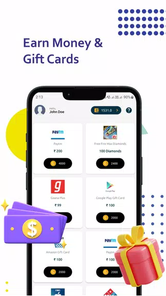 Earn Rewards & Cashback ảnh chụp màn hình 1